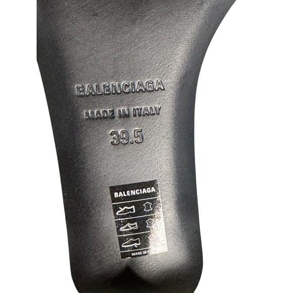 Balenciaga NIB Knife Bow 40mm Mule in White Size 39.5 - Picture 12 of 16